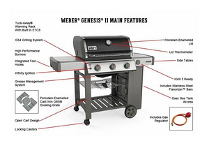 Weber Genesis II E-310 GBS gaasigrill (3 foto / 4)