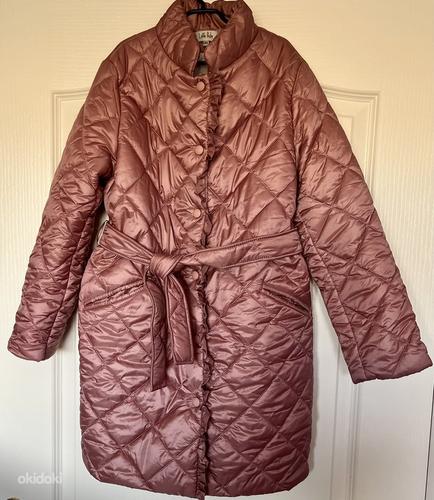 Стеганое пальто в/о р.140 нежно-розовый (фото #1)