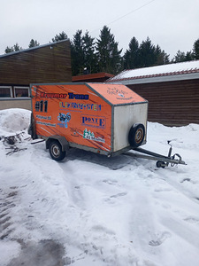 Müüa tagaluugiga kinnine käru 1,5x3m (1 foto / 7)