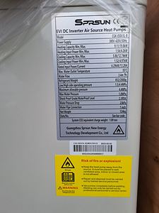 Õhk-vesi soojuspump SPRSUN (Panasonic) 15kW & 20kW (6 foto / 7)