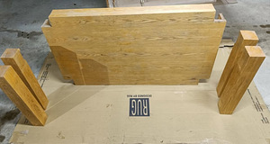 Стол - обеденный стол из дуба 150x90 (3 фото из 3)
