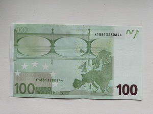 100 евро 2002 UNC Германия, Марио Драги (2 фото из 2)