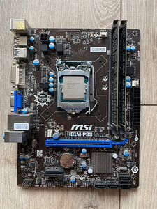 I5-4460 + MSI H81M-P33 + DDR3 16GB (1 foto / 3)