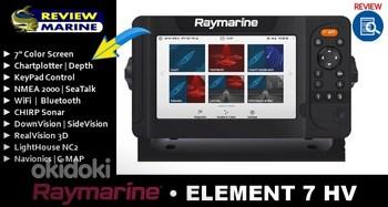Новый эхолот Raymarine Element 7-HV E70532 + Navionics 44XG (фото #1)