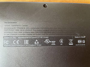 Lenovo ThinkPad X1 Carbon 3rd Gen (2 foto / 4)
