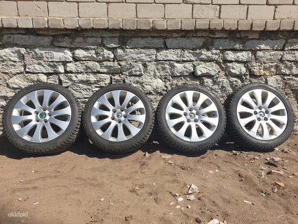 R17 Skoda/VW/Audi/Seat диски + 225/45 R17 Dunlop шины (фото #2)