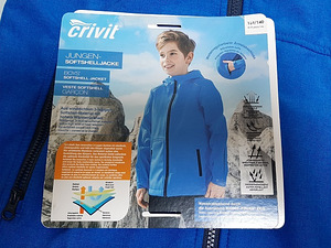 Куртка CRIVIT Softshell размер 134/140 новая (2 фото из 3)