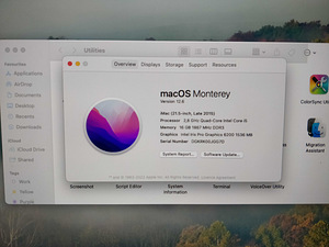 iMac 21.5" (Late 2015, 2.8 GHz i5) (5 foto / 6)