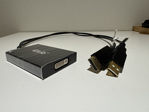 DisplayPort to Dual Link DVI-D aktiivne adapter Club3d (1 foto / 2)