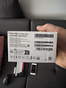 Redmi note 12 onyx gray 128gb (4 foto / 4)