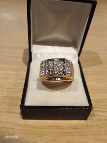 Мужское кольцо с бриллиантами (фото #1)