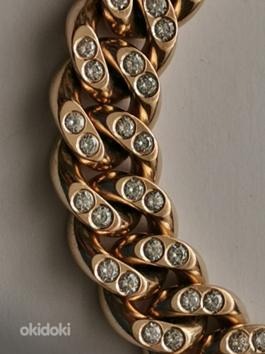 Золотой браслет с бриллиантами (фото #2)
