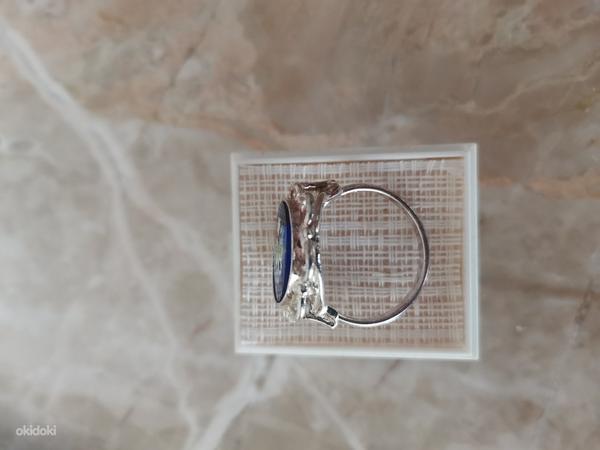 Серебряное кольцо с венецианским стеклом (фото #2)