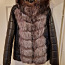 Женская куртка-жилетка с натуральным мехом (чернобурка) (фото #1)