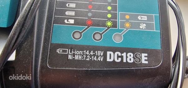 Autoakulaadija MAKITA DC18SE, 7.2-18 V, Li-ion (foto #3)