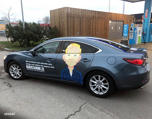 Auto kleebised ja kleepsud, autoreklaam, reklaam autole (1 foto / 2)