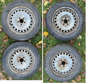 R16 naastrehvid / talverehvid plekkvelgedel / velgedel 4tk (2 foto / 3)