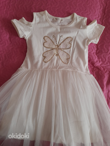 Белое платье 122-128 (фото #1)