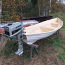 Моторная лодка гребная лодка моторные весла (фото #1)