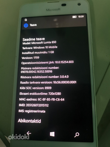 Microsoft Lumia 650 white (foto #3)