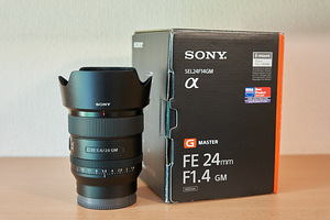 Объектив Sony FE 24mm F1.4 GM в идеальнейшем состоянии