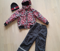 Комплект осень-весна, куртка Lenne 116-122 + шапка и штаны