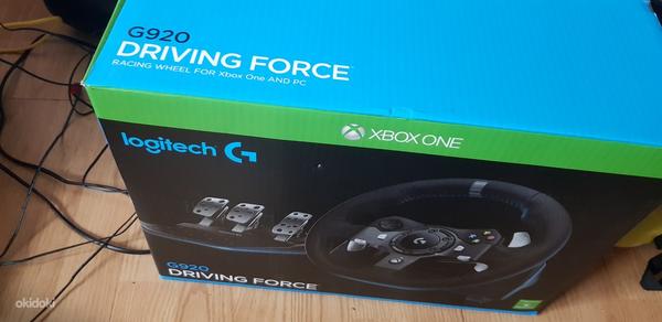 Logitech G920 (Xbox One + PC) руль и педали (фото #1)