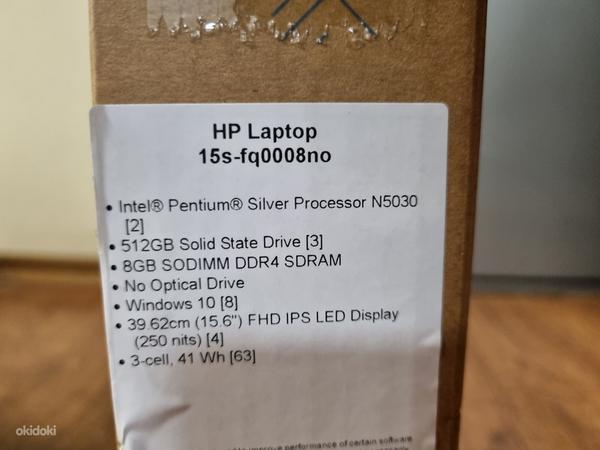 HP Laptop 15s-fq0008no uus arvuti (foto #5)