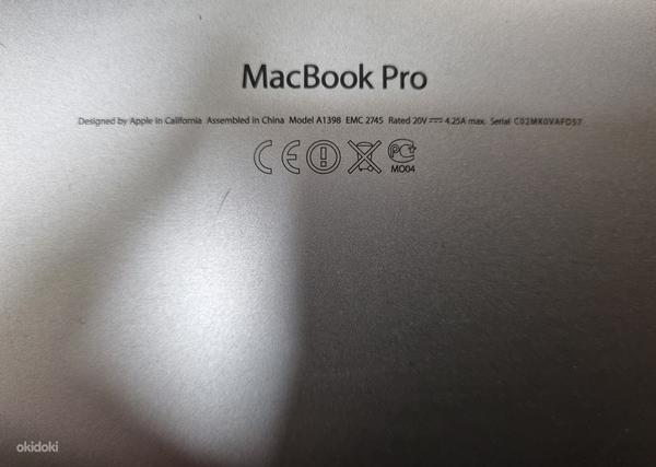 Macbook Pro Retina 15 Late 2013 i7,16 GB,512SSD (foto #3)