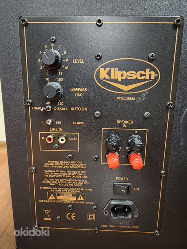Klipsch KSW-10 Active Subwoofer System (фото #5)