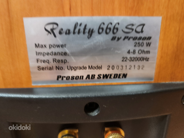 Proson Reality 666 SA suured põrandakõlarid (foto #5)
