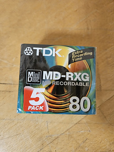 5x TDK Md-rxg & Green MD Minidisc 80 (1 foto / 3)