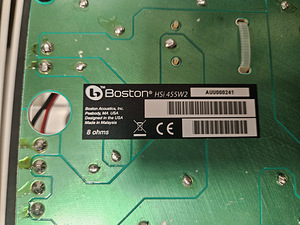 Boston Acoustics HSi 455W2 Dual 5.25" 2-Way In-Wall LCR (3 foto / 3)