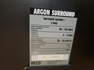 Heco Argon Surround (6 foto / 8)