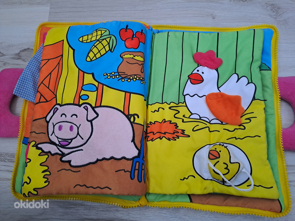 Мягкая Книжка,Животные для Малышей (фото #3)