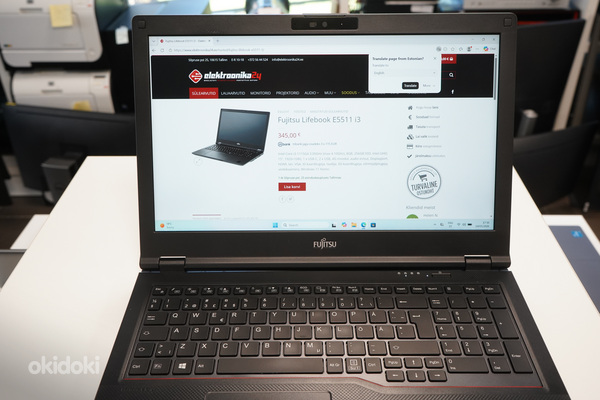 Fujitsu Lifebook E5511 i3 sülearvuti + garantii