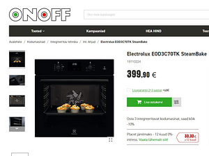 Electrolux Ahi 600 seeria SteamBake (1 foto / 4)