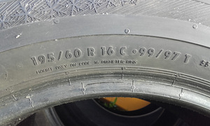 Kaubiku rehvid: 175/75 R16C GT Radial, 195/60 R16C Barum (3 foto / 10)