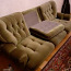 Винтажный зеленый диван (фото #2)