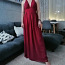 Праздничное бордовое макси-платье, длинное вечернее платье, XS (фото #1)