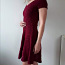 Красное платье с пайетками, платье трикотажное, S (фото #1)
