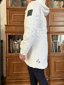 Valge ilmastikukindel parka, M (2 foto / 3)