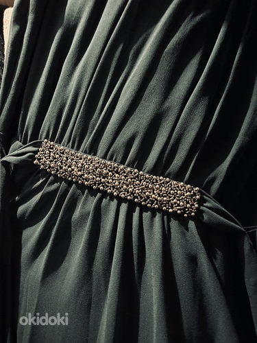 UUS Esprit tumeroheline pidulik sädeleva vööga kleit, M/38 (foto #2)