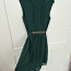 UUS Esprit темно-зеленое вечернее платье со сверкающим поясо (фото #3)