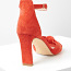 Оранжевые замшевые туфли Camaieu, 38 (фото #3)