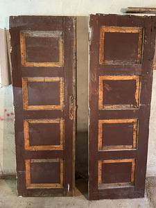 eW старинные двери, двойные двери