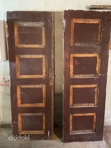 eW старинные двери, двойные двери (фото #1)