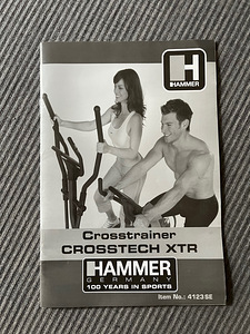 Elliptiline trenažöör HAMMER CROSSTECH XTR, valge (8 foto / 8)