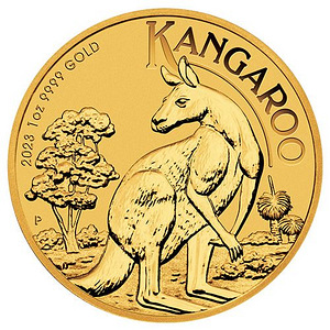 1 oz Kuld/Gold Känguru/Kangaroo 2023/24 Britannia