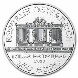 Серебряные монеты 1 oz Austria Philharmonic (2 фото из 2)